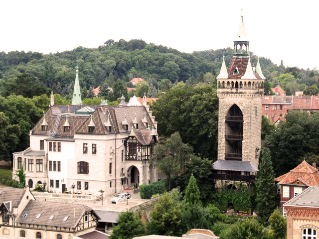Quedlinburg aus der Sicht des Turmfalken